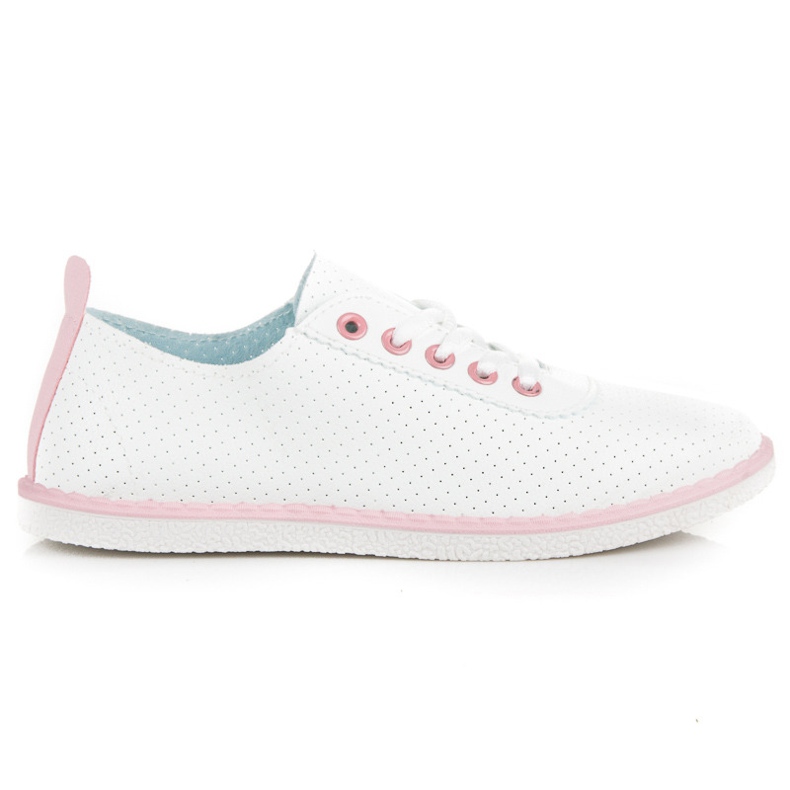 Tênis de primavera com amarração branco