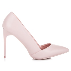 Vices Vícios elegantes de salto alto rosa