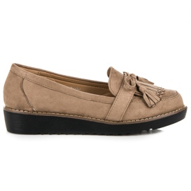 Seastar Mocassins com franjas castanho