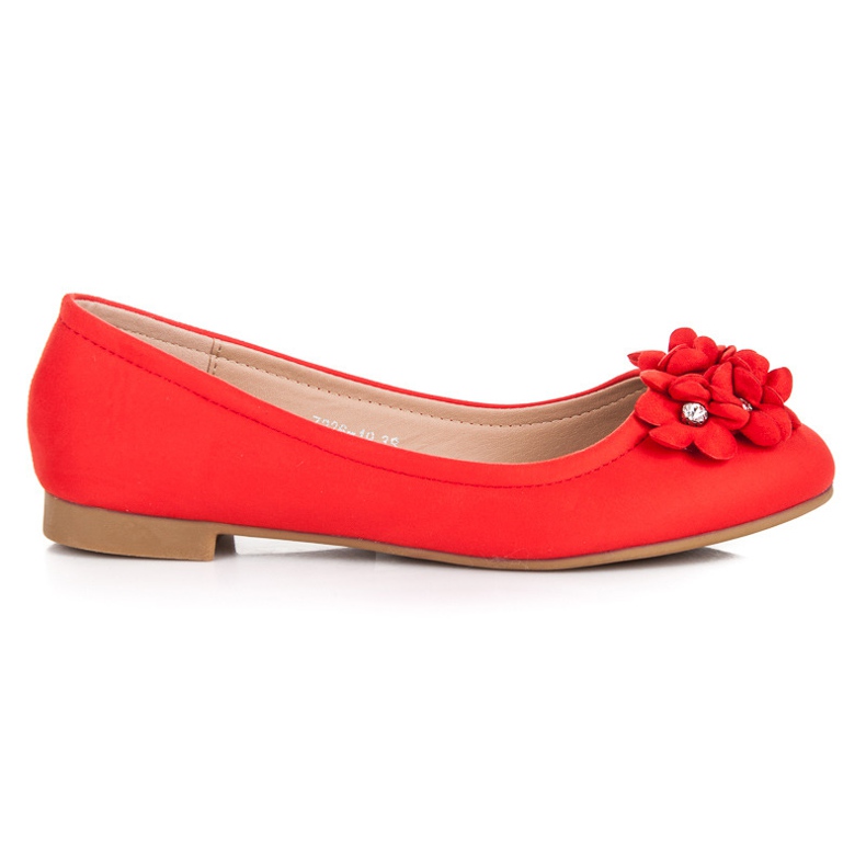 Vices bailarinas femininas com flores vermelho