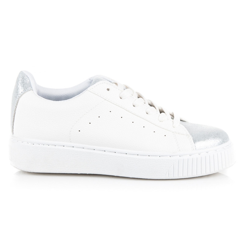 Tênis com estampa de cobra amarrado branco cinza