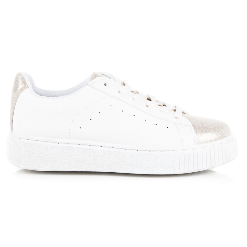 Tênis com estampa de cobra amarrado branco Tênis com estampa de cobra amarrado branco