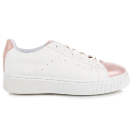 Tênis com estampa de cobra amarrado branco