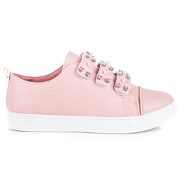 Tênis com velcro rosa Tênis com velcro rosa