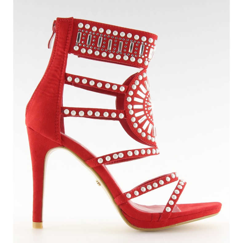 Sandália gladiadora vermelha GH-2776 vermelha vermelho