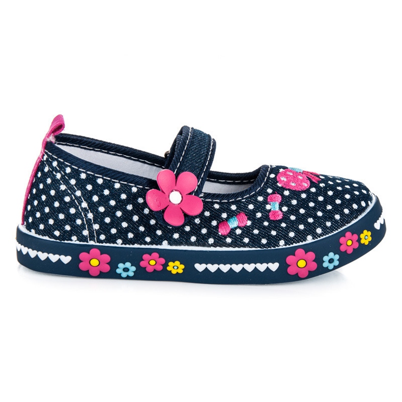 American Club botinhas de velcro azul marinho