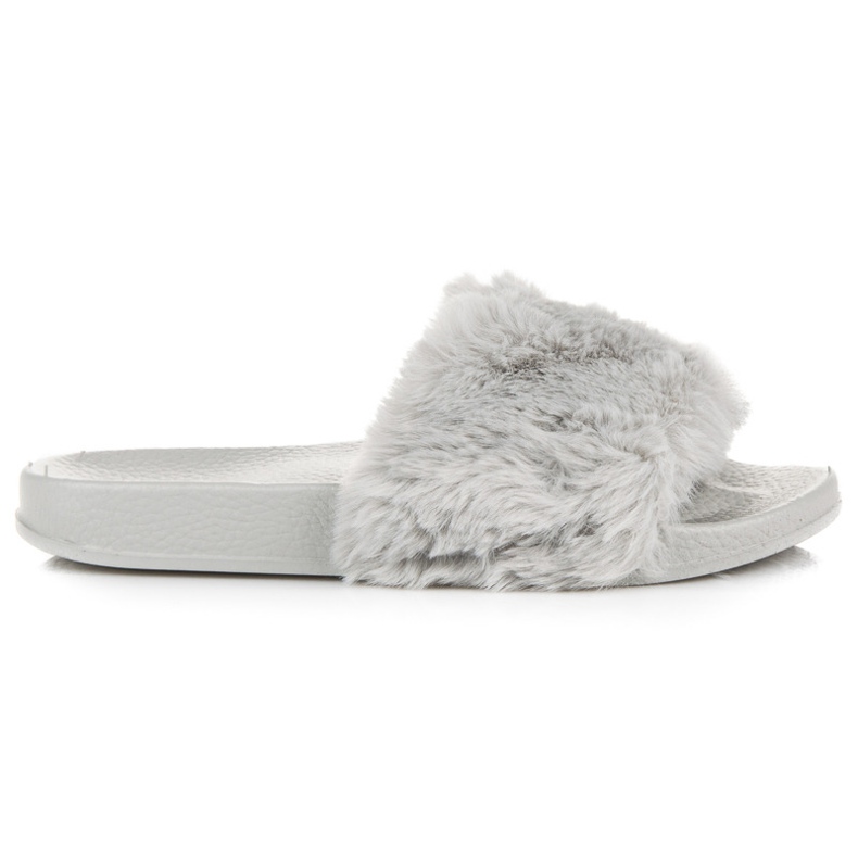 Bona Chinelos de mulher com pele cinza