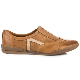 Polbut Escorregar nos sapatos marrom
