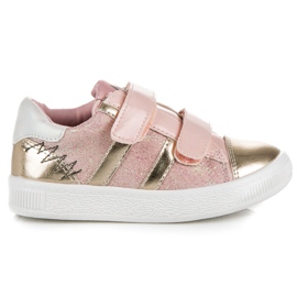 American Club Tênis clube americano com glitter amarelo