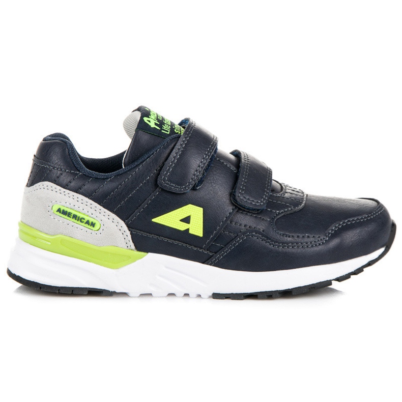 American Club Velcro sapatos clube americano azul