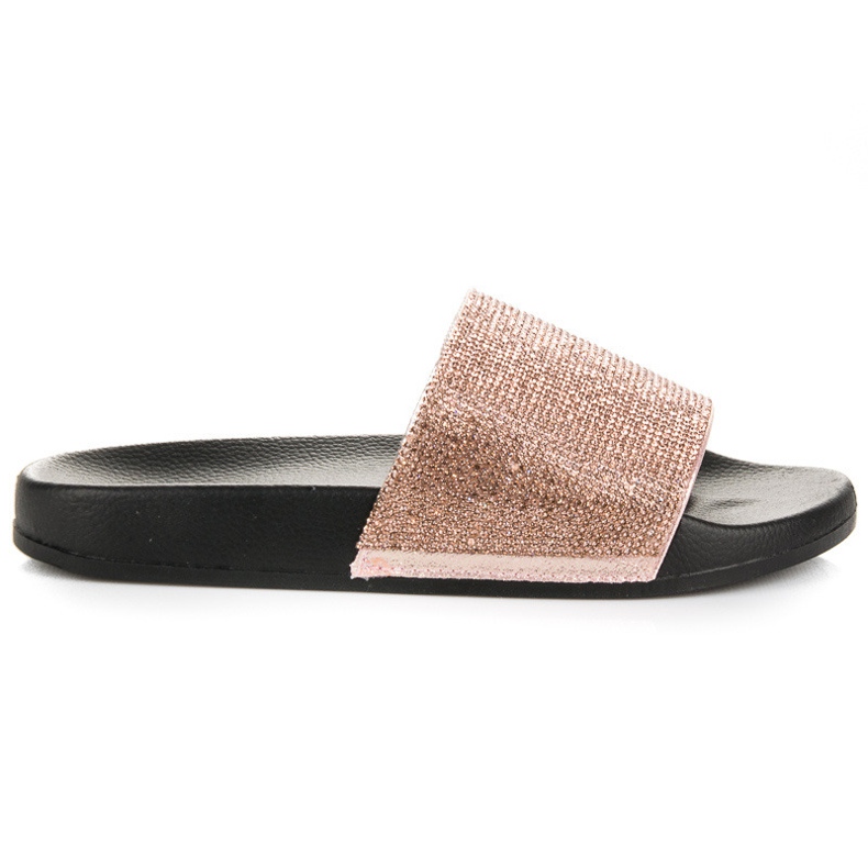 Chinelos com cristais rosa Chinelos com cristais rosa