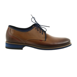 Marrom Sapatos masculinos marrons Nikopol 1653