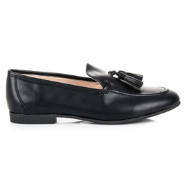 Mocassim preto com franjas VICES