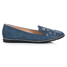 Bestelle Senhores de camurça azul