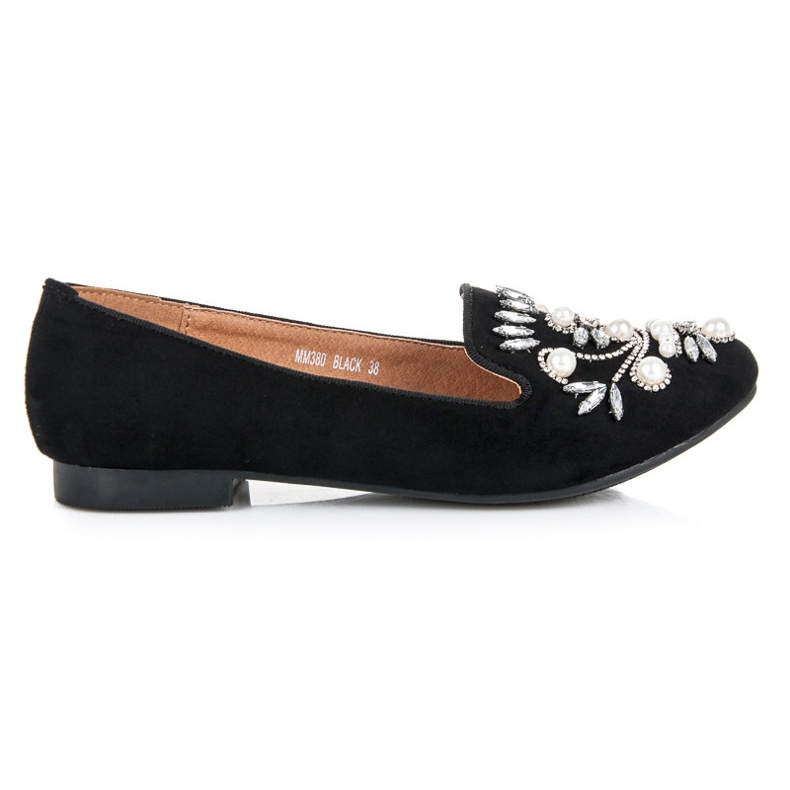 Lovery Mocassins Decorativos Pretos