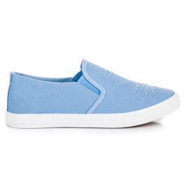 Seastar Tênis azul com salto