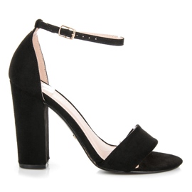 Seastar Sandálias de camurça em um poste preto Seastar Sandálias de camurça em um poste preto