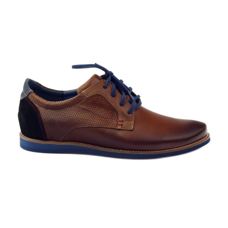 Sapatos casuais para homem Nikopol 1657 castanho preto azul marinho