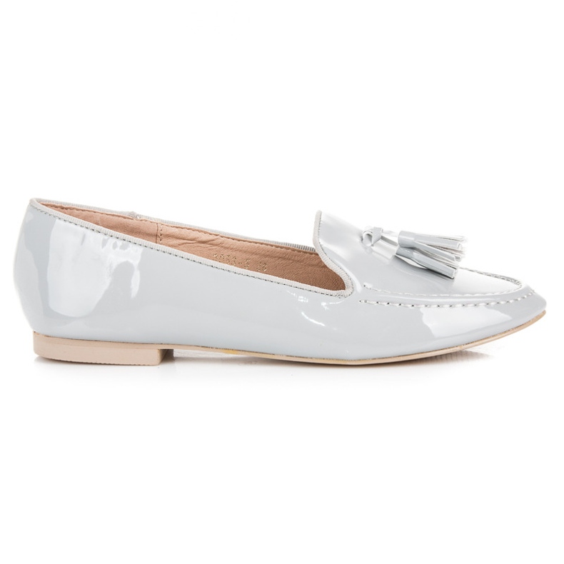 Vices Tornos para mocassins lacados cinza