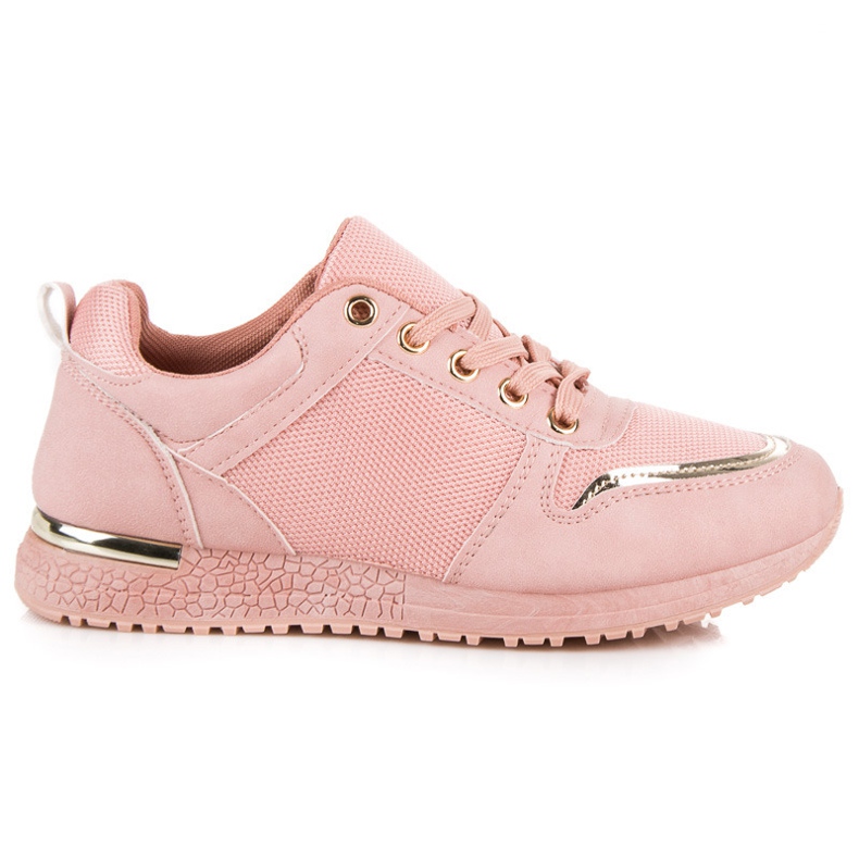 Seastar sapatos esportivos femininos amarelo rosa