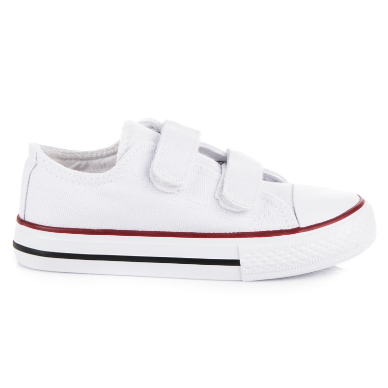 Tênis de velcro infantil branco