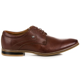 Mario Boschetti Sapatos elegantes para amarrar marrom