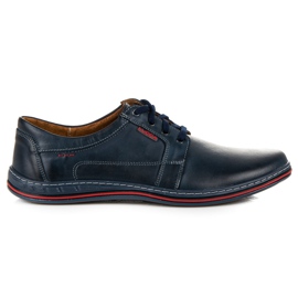 Sapatos casuais Lucca amarrados azul