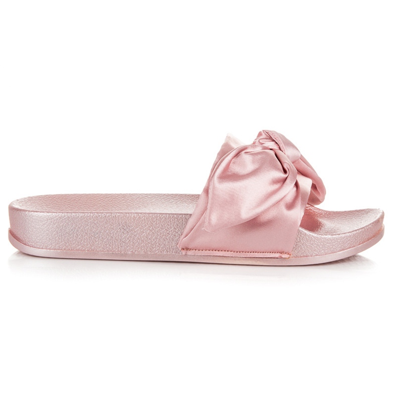 Via Giulia  Chinelos Rosa com Laço