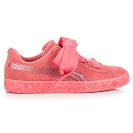 Puma Suede Heart Snk Jr. rosa