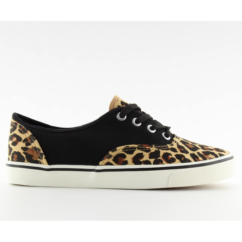 Tênis com cadarço K-75 Marrom / leop castanho preto Tênis com cadarço K-75 Marrom / leop castanho preto