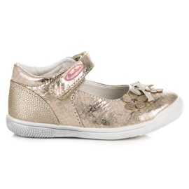 American Club Sapatos de primavera de ouro americano dourado