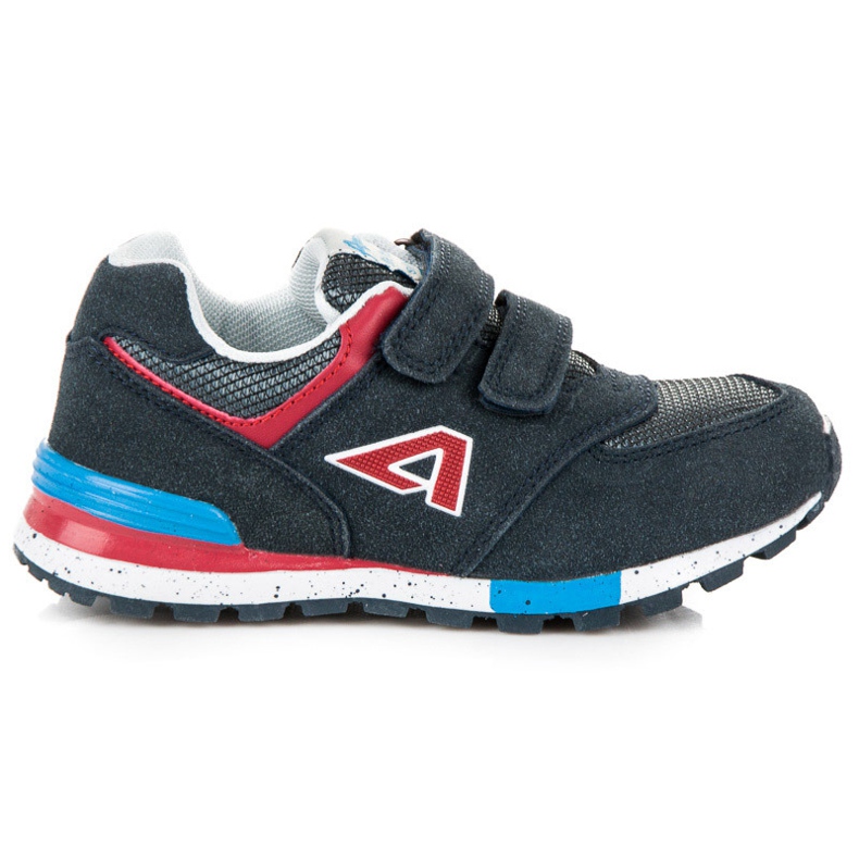 American Club Tênis de velcro americano azul