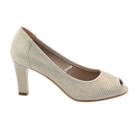 Bombas perfuradas Sergio Leone 232 marrom amarelo