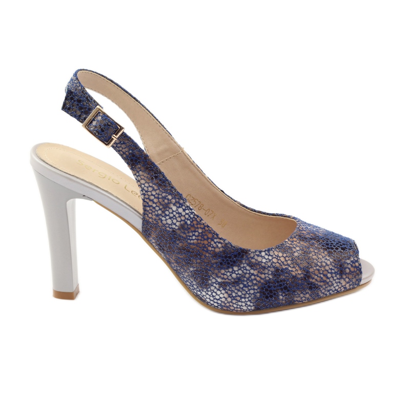 Sandálias no posto de Sergio Leone 578 castanho azul marinho