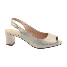 Sandálias no poste de Sergio Leone 810 amarelo castanho