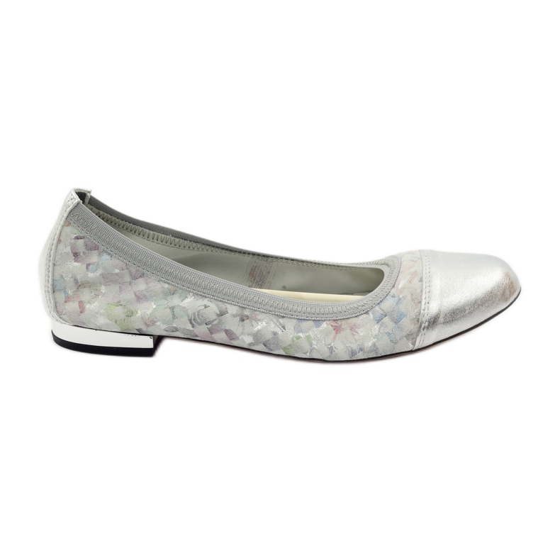 Bailarinas femininas elásticas Gamis 1402 cinza multicolorido Bailarinas femininas elásticas Gamis 1402 cinza multicolorido