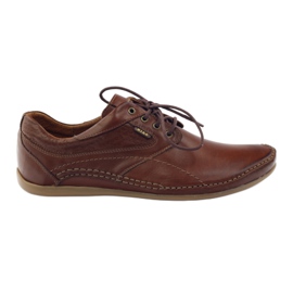 Sapatos casuais masculinos Riko 844 marrom