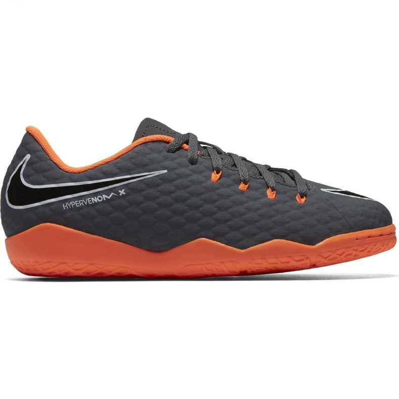 Chuteira Nike Hypervenom PhantomX cinza cinza
