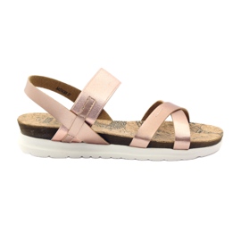 Sandálias femininas Big Star 274368 rosa