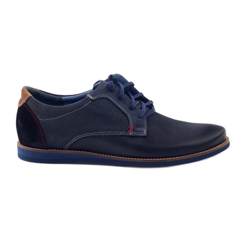 Sapato masculino casual Nikopol 1657 azul marinho