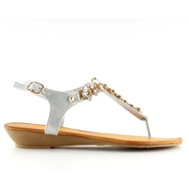 Chinelos prata 9-59 prata cinza