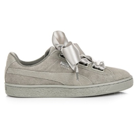 Puma Suede Heart Pebble WN`S cinza