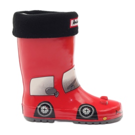 American Club Galochas meia mais palmilha RED CAR vermelho cinza preto