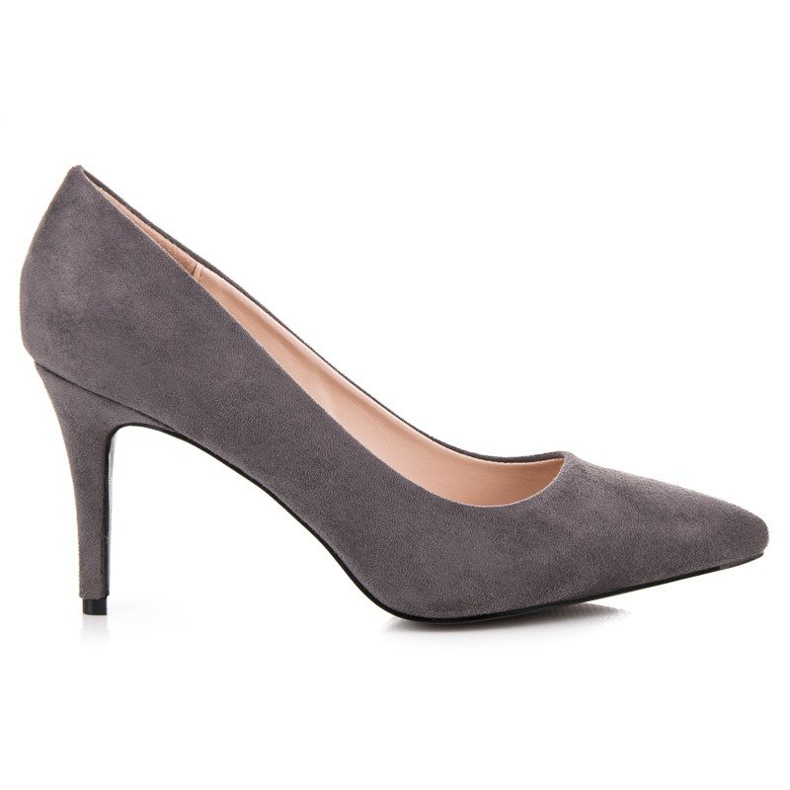 Milaya saltos de camurça cinza