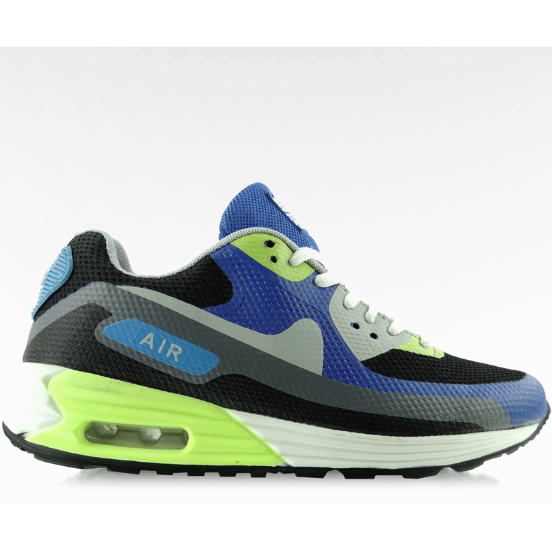 Air B306M calçado desportivo azul-cinzento preto cinza verde