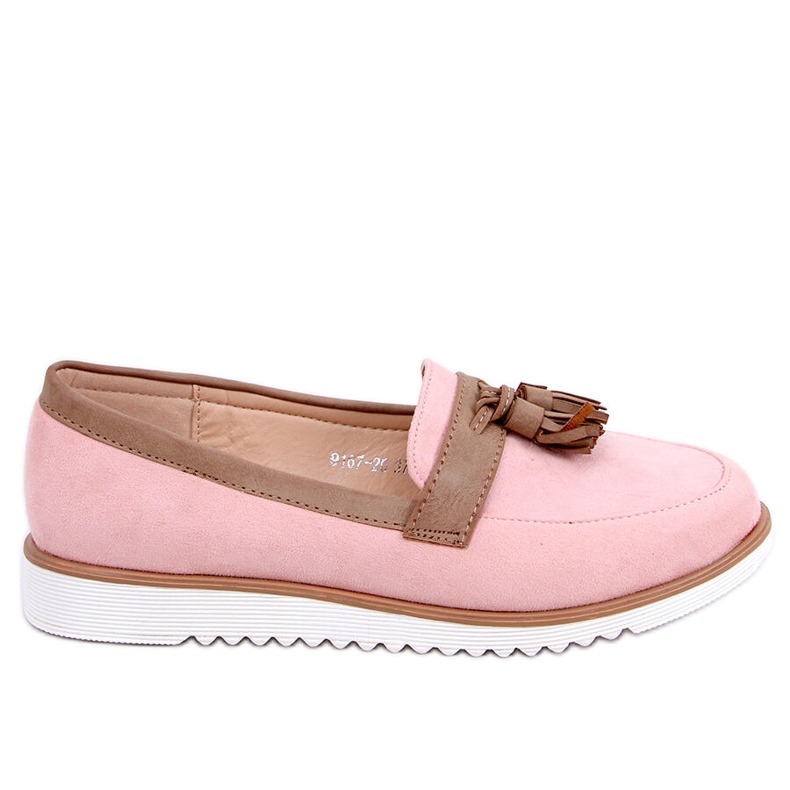 BM Mocassins rosa feminino rosa 9167 rosa