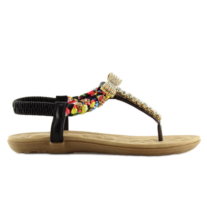 Sandálias pretas D567 pretas preto