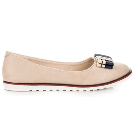 Bailarinas de camurça marrom