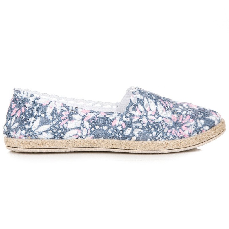 Seastar alpargatas estilo boho azul rosa
