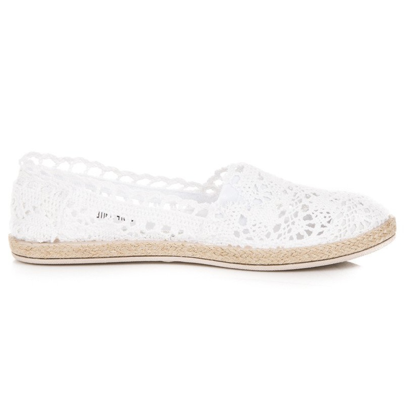 Seastar Alpercatas de renda branca branco